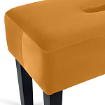 Мягкий  пуф на черных ножках Winton Pouf варинант исполнения - 14 | Loft Concept в Рязани