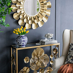 Ваза округлой формы с бело-синим цветочным орнаментом Blue & White Ornament  варинант исполнения - 4 | Loft Concept в Рязани