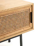 ТВ-тумба с плетеным декором Tate Wicker TV Stand варинант исполнения - 4 | Loft Concept в Рязани