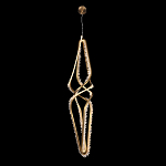 Подвесной светильник с декоративными элементами в виде кристаллов Smooth Shine варинант исполнения - 1 | Loft Concept в Рязани