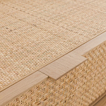 ТВ-тумба с плетеным декором Buckley Wicker TV Stand варинант исполнения - 5 | Loft Concept в Рязани