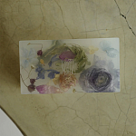 Шкатулка из эпоксидной смолы с цветами белая Epoxy Resin Rectangular Box White варинант исполнения - 6 | Loft Concept в Рязани