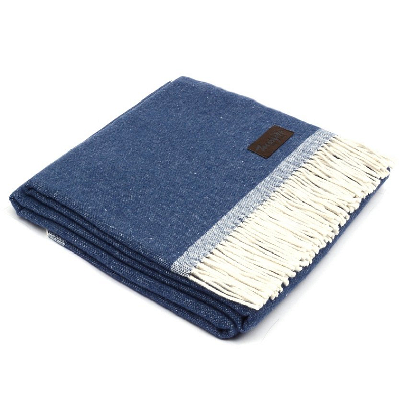 Плед SARA 4000 Marzotto Синий в Рязани | Loft Concept 