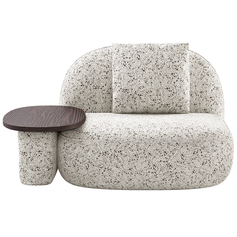 Кресло со столиком Orus  Молочный Орех в Рязани | Loft Concept 