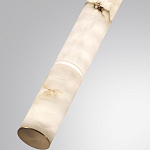 Подвесной светильник с плафоном в форме цилиндра из алебастра Cryptocrystalline Stone варинант исполнения - 5 | Loft Concept в Рязани