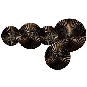 Арт-объект Apollo Brown Wall Plaque Disc 5