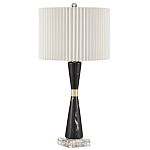 Настольная лампа с плиссированным цилиндрическим абажуром Tightened Waist варинант исполнения - 3 | Loft Concept в Рязани