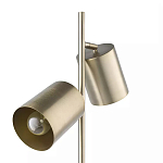 Настольная лампа золотистая на белом мраморном основании Streams of Light варинант исполнения - 4 | Loft Concept в Рязани