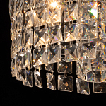 Потолочный светильник круглый с прозрачными подвесками Lunet варинант исполнения - 16 | Loft Concept в Рязани