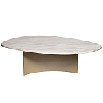 Стол журнальный овальный с контрастным основанием Subsequence варинант исполнения - 2 | Loft Concept в Рязани