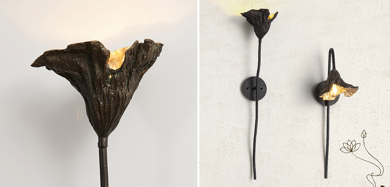 Настенный светильник Увядший Лотос Withering Lotus Lamp II Настенный светильник Увядший Лотос Withering Lotus Lamp II - Loft-Concept в Рязани