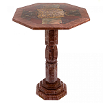 Кофейный стол из натуральных камней Лемезит и Яшма Natural Stone Tables варинант исполнения - 9 | Loft Concept в Рязани