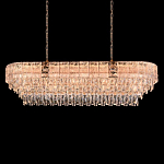 Люстра овальная с каскадом из прозрачного хрусталя Constant Sparks варинант исполнения - 1 | Loft Concept в Рязани