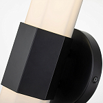 Бра для ванных комнат вертикальное с длинным белым матовым плафоном в форме шестиугольника на круглом основании Hinkley варинант исполнения - 2 | Loft Concept в Рязани