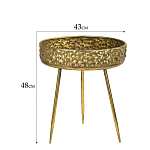 Столик дизайнерский Coth of gold варинант исполнения - 8 | Loft Concept в Рязани