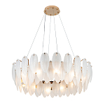 Люстра Mont Saint-Michel Золотая с Рельефным Стеклом варинант исполнения - 1 | Loft Concept в Рязани