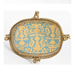 Чаша с орнаментом на ножках в виде бронзовых ангелов Eden Garden варинант исполнения - 4 | Loft Concept в Рязани