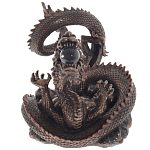 Декоративная статуэтка Дракон Фуцанлун Fuzanglong Dragon Brown Statuette варинант исполнения - 3 | Loft Concept в Рязани