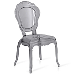 Прозрачный стул серый LOUIS GHOST CHAIR Grey варинант исполнения - 1 | Loft Concept в Рязани