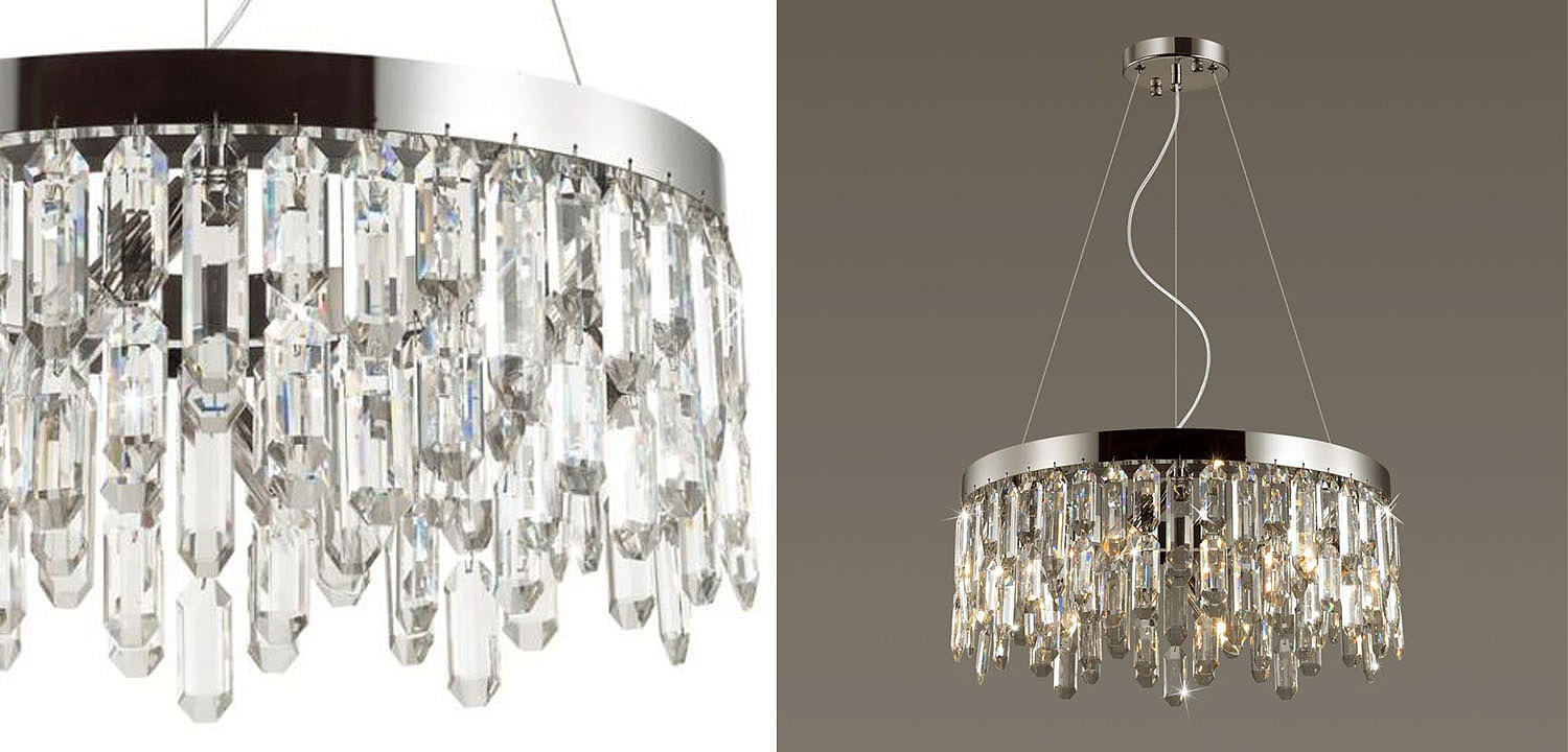 Люстра Crystal Polyhedrons Round Chrome Люстра Crystal Polyhedrons Round Chrome - Loft-Concept в Рязани