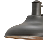 Бра настенное с куполообразным плафоном на регулируемом кронштейне Gray Horizon  варинант исполнения - 1 | Loft Concept в Рязани