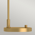 Настольная лампа с конусообразным плафоном и внутренней частью золотого цвета Alora Mood варинант исполнения - 7 | Loft Concept в Рязани