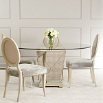 Стол обеденный круглый на зеркальном основании Spectacular Table варинант исполнения - 1 | Loft Concept в Рязани