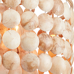 Люстра с каскадом из круглых декоративных элементов Texture Discs варинант исполнения - 1 | Loft Concept в Рязани