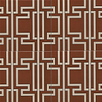 Дизайнерская плитка с узором Лабиринт варинант исполнения - 1 | Loft Concept в Рязани