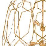 Люстра овальная с переплетенными ромбами Large Scale Artwork варинант исполнения - 1 | Loft Concept в Рязани