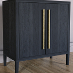 Современный Буфет Primo с 2 дверцами Черный дуб варинант исполнения - 3 | Loft Concept в Рязани