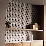 Гипсовая 3D Панель DRAGON SCALE - C варинант исполнения - 1 | Loft Concept в Рязани