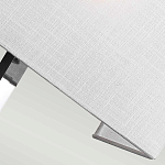 Бра с прямоугольным тканевым абажуром белого цвета Feiss варинант исполнения - 4 | Loft Concept в Рязани