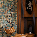 Обои ручная роспись Braganza Standard colourway on dyed paper варинант исполнения - 2 | Loft Concept в Рязани