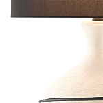 Настольная лампа фактурная с черными круговыми линиями на корпусе Recess варинант исполнения - 1 | Loft Concept в Рязани