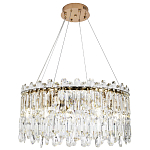 Круглая люстра с хрустальными подвесками Roul Crystal Round Chandelier варинант исполнения - 4 | Loft Concept в Рязани