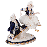 Статуэтка фарфоровая Влюбленная пара Charming Statuette варинант исполнения - 1 | Loft Concept в Рязани