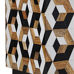 Настольная лампа с фигурным узором и трапециевидным абажуром Сonundrum варинант исполнения - 1 | Loft Concept в Рязани