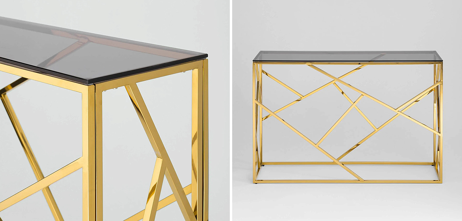 Консоль Geometry Serene Phoenix Gold Консоль Geometry Serene Phoenix Gold - Loft-Concept в Рязани