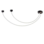 Подвесной светильник с двойными световыми дугами  Luke Lampco Tracer Lamp варинант исполнения - 1 | Loft Concept в Рязани