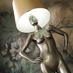 Лампа MANNEQUIN LAMP с абажуром руки на талии варинант исполнения - 9 | Loft Concept в Рязани