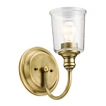 Бра с прозрачным стеклянным абажуром в форме цилиндра Kichler варинант исполнения - 12 | Loft Concept в Рязани