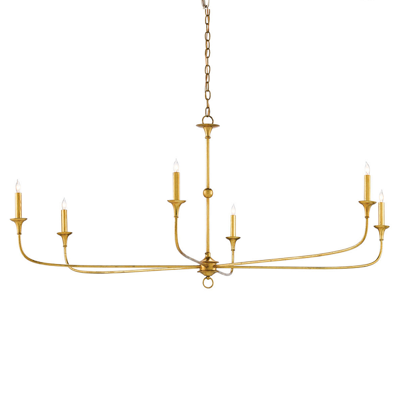 Люстра золотая Smoothness of Golden Lines Золотой Люстра золотая Smoothness of Golden Lines Золотой в Рязани | Loft Concept