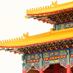 Храм Конфуция Тайвань миниатюра для интерьера в китайском стиле варинант исполнения - 1 | Loft Concept в Рязани