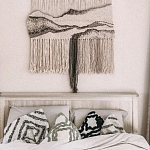 Панно Современный Гобелен ручная работа Туманное Утро варинант исполнения - 4 | Loft Concept в Рязани