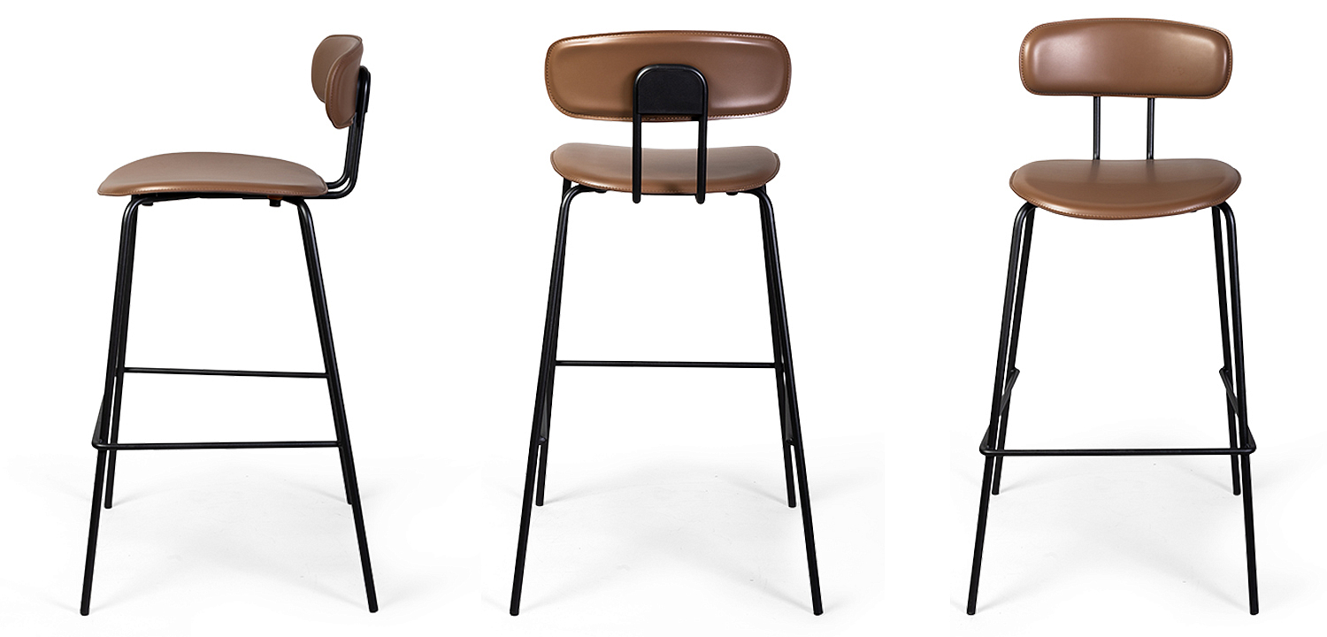 Барный стул Renis Brown Barstool Барный стул Renis Brown Barstool - Loft-Concept в Рязани