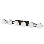 Бра с 6-ю круглыми плафонами на черном основании Maxine Light варинант исполнения - 1 | Loft Concept в Рязани