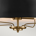 Подвесной светильник с конусовидным металлическим абажуром черного цвета Kichler варинант исполнения - 15 | Loft Concept в Рязани