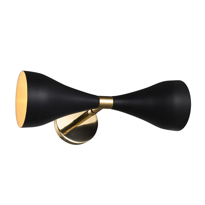 Бра Wall Lamp Cordero Black Черный Латунь Бра Wall Lamp Cordero Black Черный Латунь в Рязани | Loft Concept