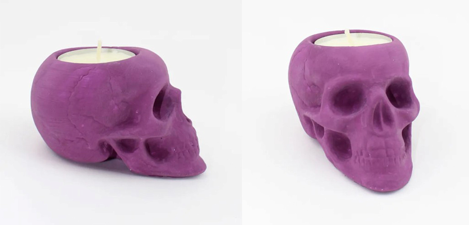 Подсвечник Purple Skull Подсвечник Purple Skull - Loft-Concept в Рязани